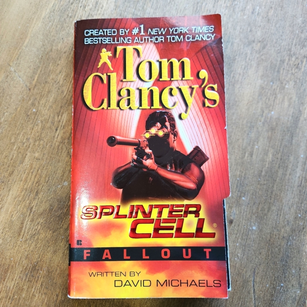 Tom Clancy's Splinter Cell Fallout by David Michaels paperback book thriller